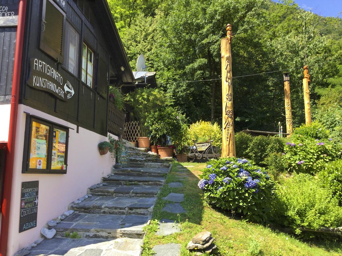 Baracca Backpacker Hostel Aurigeno ภายนอก รูปภาพ