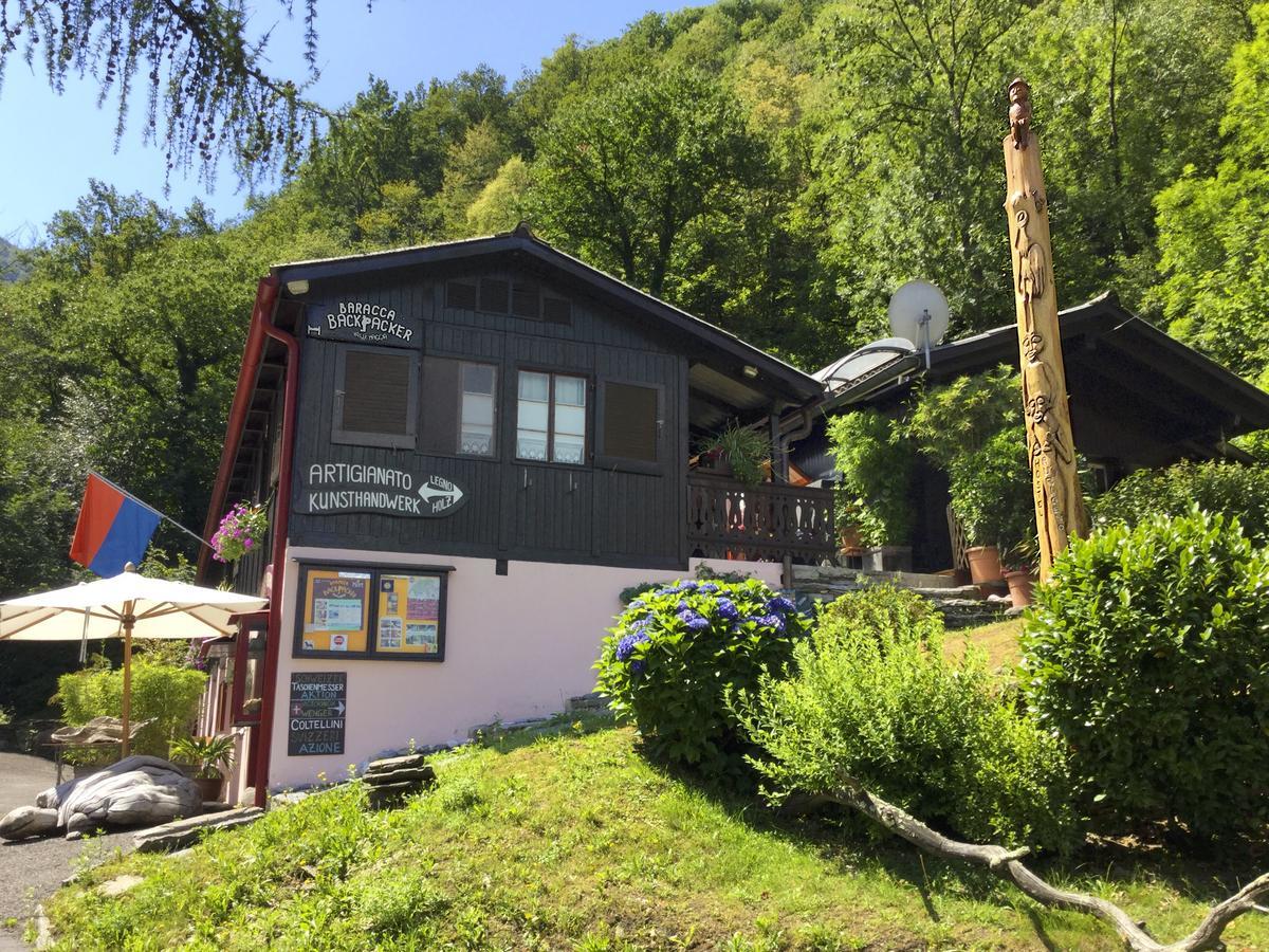Baracca Backpacker Hostel Aurigeno ภายนอก รูปภาพ